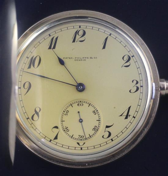 An early 20th century 14ct gold Patek Philippe & Co hunter keyless dress pocket watch,